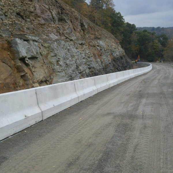 Permanent barrier install in Beaver County